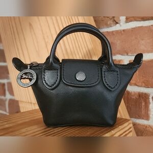Longchamp Le Pliage Cuir Nano